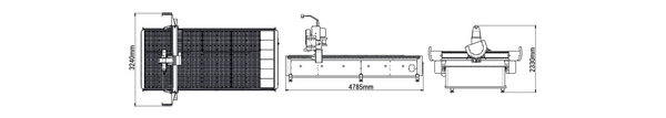 ÖZCELIK /LEPUS - II/ CNC gesteuerte Alu- und Composite- Bearbeitungsanlage 4m (3 Achse)