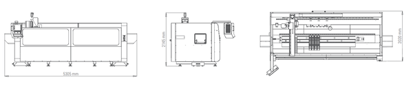 ÖZCELIK GARNET XS  Alu- und PVC Profil CNC-Bearbeitungszentrum 3m (3 +1 Achsen)