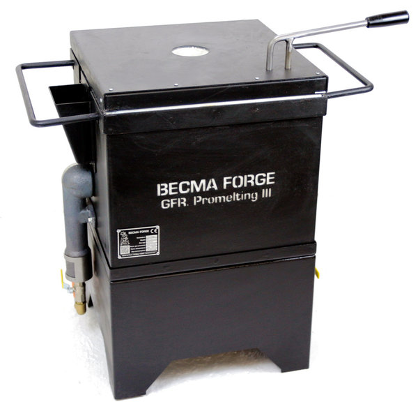 BECMA Gas Melting Forge / Furnace for Bronze, Brass, Silver, Gold etc.GFR ProMelting III