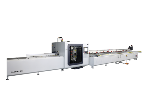 ÖZCELIK ALCOR-II C  CNC-gesteuertes Bearbeitungszentrum für ALU PVC Profile (8 Achsen)